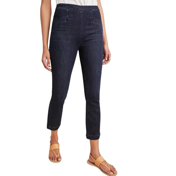 Anthropologie Denim - ANTHROPOLOGIE PILCRO Women’s High Rise Dark Wash Denim Jegging size 28